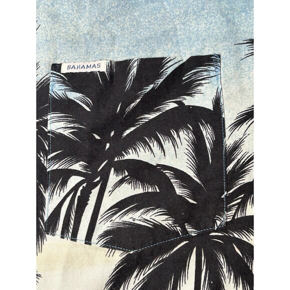 Windswept Hawaiian Shirt Mens Large Bahamas Floral Beach Colorful Button Up - Picture 7 of 14